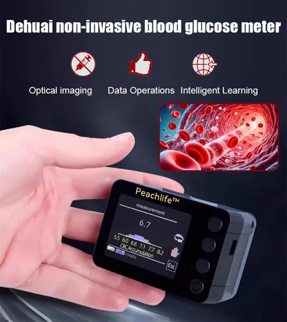 Peachlife™ Advanced Non-Invasive Glucose Monitor-99.9% Accuracy + Exclusive Gift ✅TGA Approved